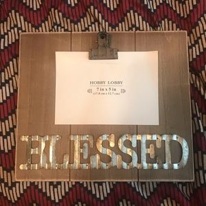 Blessed picture frame